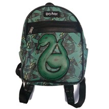 Loungefly Unisex Harry Potter Slytherin MINI Backpack Green/Black 11&quot; Used - £42.04 GBP