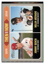 2019 Topps Heritage Johnny Bench / Nolan
  Arenado    Cincinnati Reds / Colorado - £2.42 GBP