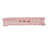 Carters Baby Girl Pink Floral Embroidered Ruffle Headband Hair Accessory... - $15.84