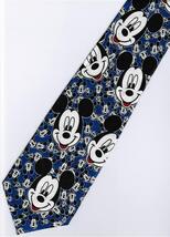 Mickey Mouse Disney Many Smiley Face BLUE Necktie - $19.99