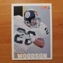 1991 Score #646 Rod Woodson - Team MVP - Pittsburgh Steelers - NFL - Fresh Pull - £1.41 GBP