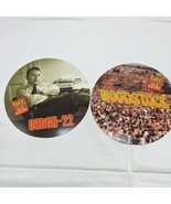 Lot of (2) 1960s Arts Entertainment Circle Cardboard Collectables With F... - $8.90