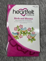 Heartfelt Creations Birds and Blooms Craft Dies Set HCD1-756 5pc Scrapbo... - $24.74