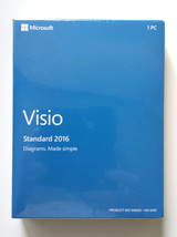 Microsoft Visio Standard 2016 - 1 PC - Sealed Retail Box - £96.51 GBP