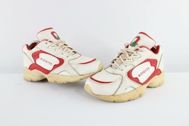Vtg 90s Distressed Ohio State University Spell Out Leather Mom Shoes Wom... - $101.58 CAD