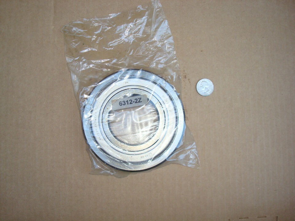 Single Row URB Brand Radial Ball Bearing 6312-2Z 60x130x31mm - $19.24