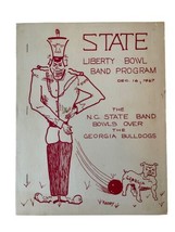 North Carolina NC State Liberty Bowl Program 1967 Marching Band Formations - £12.64 GBP