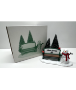 Dept. 56 Snow Village &quot;Our Own Village Park Bench&quot;  #2211 Original Box R... - $22.76