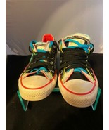 Converse All Star Low Tops Double Uppers Black &amp; White Outers with Pink ... - $779.26 MXN