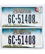 2010 United States Montana Gallatin County Passenger License Plate 6C 51408 - €15,46 EUR