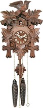 River City Clocks 11-09 9-Inch One Day Hand-Carved Cuckoo Clock w/5 Maple Leaves - £148.10 GBP