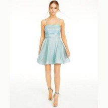 City Studios Juniors Lace-up-Back Glitter Dress, Choose Sz/Color - £27.97 GBP