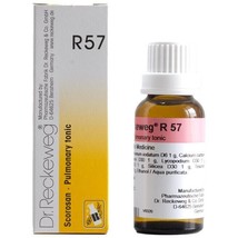 5x Dr Reckeweg Germany R57 Pulmonary Drops 22ml | 5 Pack - £30.97 GBP