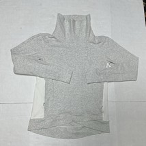 Lululemon Gray Turtle Mock Neck Kangaroo Pocket Pullover Sweatshirt Wome... - $620.85 MXN
