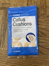 Core Values Callus Cushions-1 Pack of 6 Cushions-New-SHIPS N 24 HOURS - $9.78