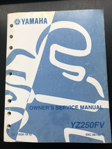 Used Yamaha Service Manual LIT-11626-19-72 YZ250FV - $16.95
