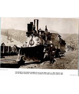 Vintage 9&quot; x 11&quot; Photograph Colorado &amp; Southern Number 49 Ca 1902 Cooke ... - £13.24 GBP