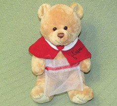 Gund Godiva Chocolate Teddy Plush Je T&#39;aime I Love You Bear With Gift Sac 9&quot; Toy - £8.49 GBP