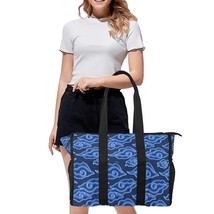 Batik Print Blue Cloud Mega Mendung Nurse Tote Bag - £27.97 GBP