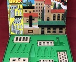 VTG BRIO #33374 Wooden Railway Town Building Block Set Sweden INCOMPLETE - $29.65