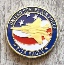 U S Air Force F-15 Strike Eagle Challenge Coin - £11.89 GBP