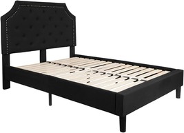 Flash Furniture Brighton Full Size Tufted Upholstered Platform Bed In Black - £264.59 GBP