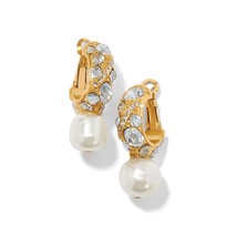 Brighton Trust Your Journey Pearl Hoop Earrings - £233.97 GBP