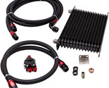 15 Row 10 An Universal Transmission Oil Cooler &amp; Filter Adapter w/ 3 Oil... - $195.69