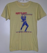 The Rocky Horror Picture Show Riff Raff Shirt Vintage 1980 Vote Time War... - £264.99 GBP