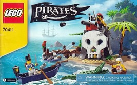 Instruction Book Only For LEGO PIRATES Treasure Island 70411 - $6.50