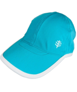 Coolibar Baseball Hat Cap Fitted L XL SPF 50 Plus Lenny Sport Cap Teal Protect - $43.99