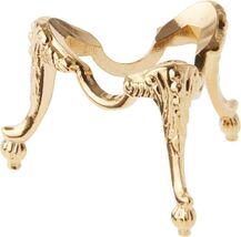 2 Bard's Shiny Brass-toned Egg Stand/Holder 1.375" Diameter Each - $21.95