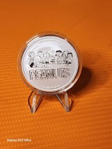 (1) Peanuts A Charlie Brown Christmas 55 Years 1 oz .999 Silver BU Round Sealed - £31.62 GBP