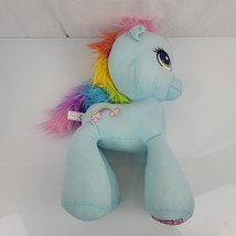 My Little Pony Jumbo Plush Rainbow Dash 2010 15&quot; Toy Horse Rare Blue  - $49.49
