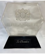 Vintage 1980&#39;s Erlanger Beer Lighted Acrylic Bar Top Sign Tested Works 110v - $39.08 CAD
