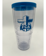 Fellowship of Christian Athletes insulated cup with blue FCA logo Aramark - $22.80