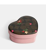 NWT Coach Heart Trinket Box In Signature Canvas With Heart Petal Print - $171.50 CAD
