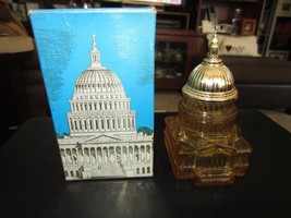 Vintage 1970's Avon The Capitol Avon Tribute After Shave Empty Decanter & Box - $14.84
