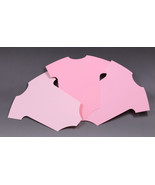 Pink Baby Onesie Cutout 5&quot; x 4&quot; - pack of 50 - $120.89 MXN