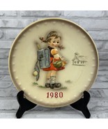 Hummel 1980 Annual Plate School Girl No 273 Goebel Germany 7.5 Inches - £11.98 GBP