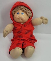 VTG Cabbage Patch Kids Coleco 1978 1982 Boy Doll Blue Eyes Blonde Tan Curly Hair - £19.32 GBP