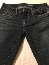 American Eagle Women&#39;s Jeans Skinny Jeans Stretchy Distressed Size 2 X 31 - $28.71