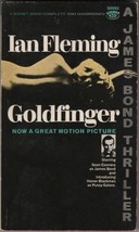 James Bond Goldfinger Paperback Book Movie Edition Signet Books 1959 EXC... - $19.34