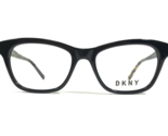 DKNY Eyeglasses Frames DK5001 001 Black Brown Tortoise Square Cat Eye 51... - £46.71 GBP