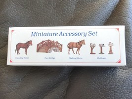 Liberty Falls AH51 Miniature Horses Foot Bridge Accessory Set  Collectibles - £6.84 GBP