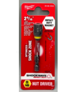 Milwaukee 49-66-4533 Shockwave Impact Duty 5/16&quot; x 2-9/16&quot; Magnetic Nut ... - £6.36 GBP