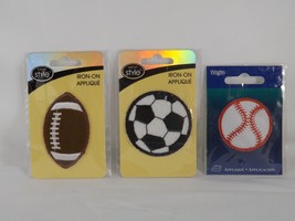 Wrights Fabric Iron-On Appliques - Sports - $4.39