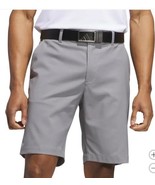 Adidas Mens Shorts Gray Chino Golf Elastic Waist Pockets Belt Loops Ligh... - $61.53 CAD