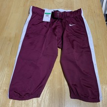 Nike Vapor Pro White Burgundy Football Pants CI3771-670 Men&#39;s Size: XL NWT! - $436.23 MXN
