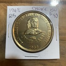 1968 Hermes Mardi Gras Doubloon Bienville of the Mississippi Coin of Oly... - $19.80